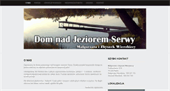 Desktop Screenshot of domeknadjeziorem.info